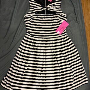 Betsey Johnson Bow Front Dress NEW